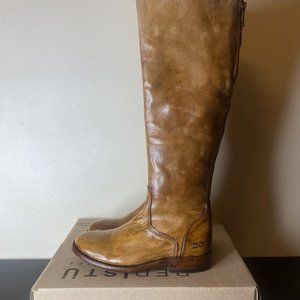 Bed/Stu Tess Windsor Tan Glaze Riding Boots Womens Size 8.5
